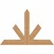 Ekena Millwork Saratoga Timber Gable Bracket, Western Red Cedar, 60"W x 40"H x 5 1/2"D x 5 1/2"F, 16/12 Pitch GBW060X40X0606SAR00SWR - alternate 1